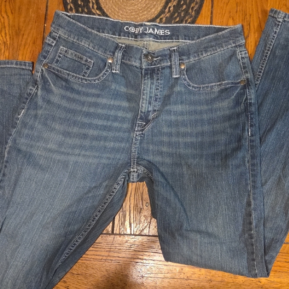 Cody James Men's Blue Bootcut Jeans